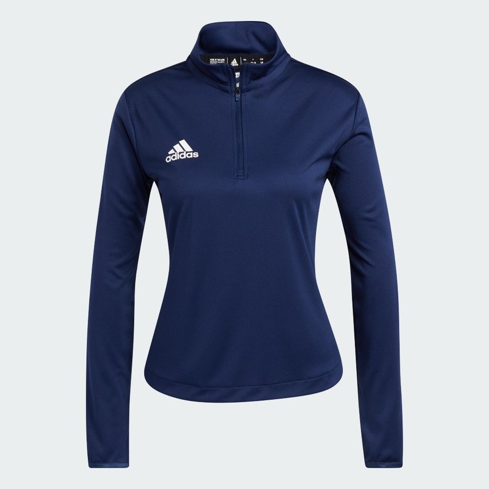adidas Under the Lights Long Sleeve 1/4 Zip Knit Sweatshirt